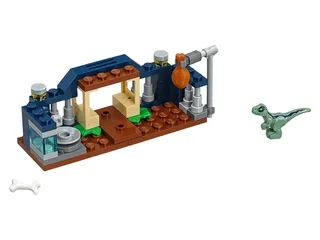 LEGO 30382-1 Baby Velociraptor Playpen — 48 pieces, released 2018
