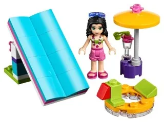 LEGO 30401-1 Pool Foam Slide — 45 pieces, released 2017