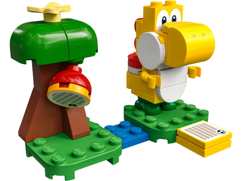 Yellow Yoshi's Fruit Tree Expansion Set - LEGO Set 30509-1 - 2022