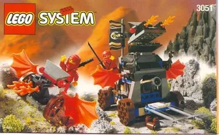LEGO 3051-1 Blaze Attack — 145 pieces, Ninja theme