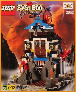 LEGO 3052-1 Ninja Fire Fortress — 173 pieces, Ninja theme