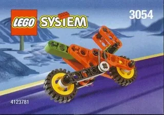 LEGO 3054-1 Kelloggs Promotional Set: TECHNIC Motorcycle — 30 pieces, released 1998