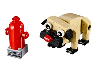 LEGO 30542-1 Cute Pug — 68 pieces, released 2018