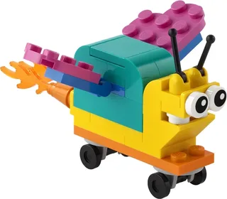 LEGO 30563-1 Build Your Own Snail With Superpowers — 36 pieces, released 2021