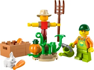 LEGO 30590-1 Farm Garden & Scarecrow — 34 pieces, released 2022