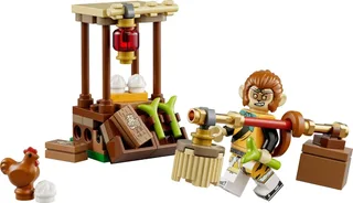 LEGO 30656-1 Monkey King Marketplace — 66 pieces, Monkie Kid theme