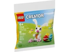 Easter Bunny with Colourful Eggs - View 3