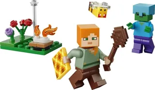 LEGO 30732-1 Alex's Campfire Conflict — 31 pieces, Minecraft theme
