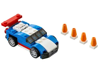 LEGO 31027-1 Blue Racer — 67 pieces, released 2015