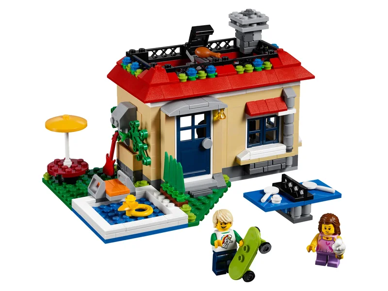 Modular Poolside Holiday - LEGO Set 31067-1 - 2017