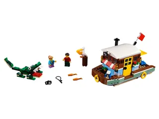 LEGO 31093-1 Riverside Houseboat — 396 pieces, Creator theme