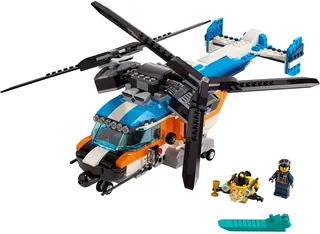 LEGO 31096-1 Twin-Rotor Helicopter — 569 pieces, released 2019
