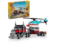 Flatbed Truck with Helicopter - View 2