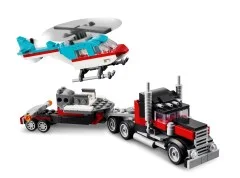 Flatbed Truck with Helicopter - View 4