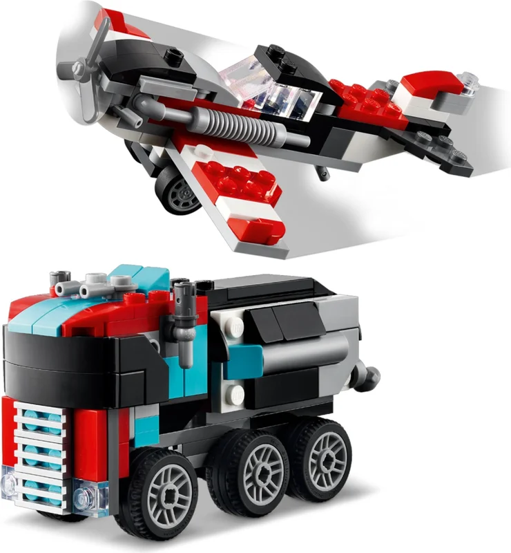 Flatbed Truck with Helicopter - View 6