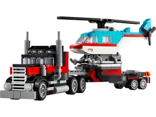 LEGO 31146-1 Flatbed Truck with Helicopter — 270 pieces, Creator theme