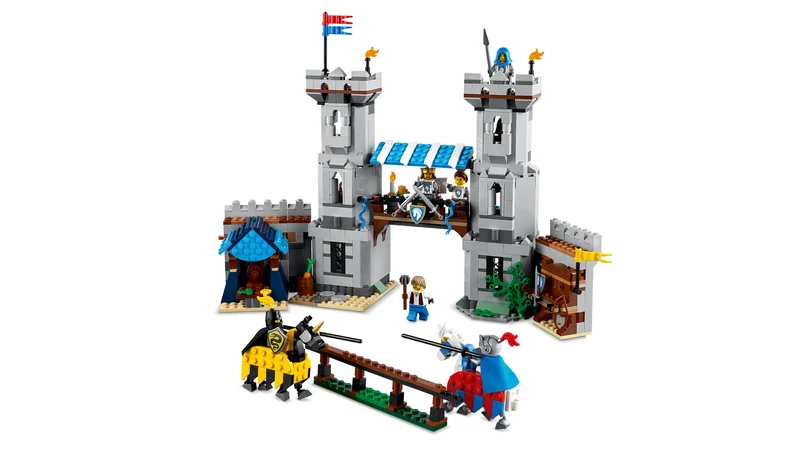 Medieval Horse Knight Castle - View 2