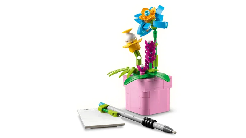 Typewriter with Flowers - View 4