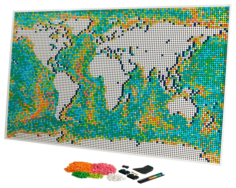 LEGO 31203-1 World Map — 11695 pieces, LEGO Art theme