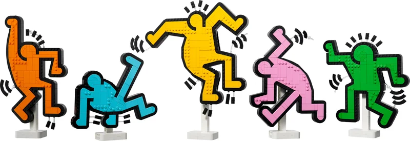 LEGO 31216-1 Keith Haring - Dancing Figures — 1773 pieces, LEGO Art theme