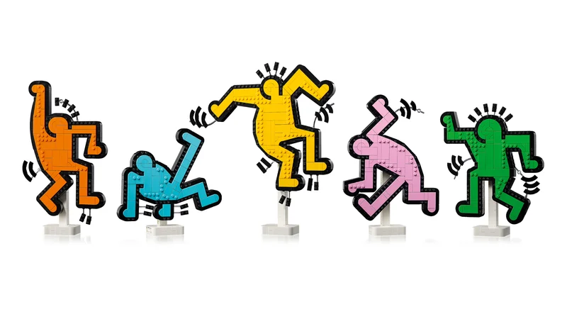 Keith Haring - Dancing Figures - View 2