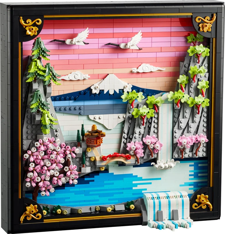 LEGO 31218-1 Japanese Cherry Blossom Landscape — 1892 pieces, LEGO Art theme