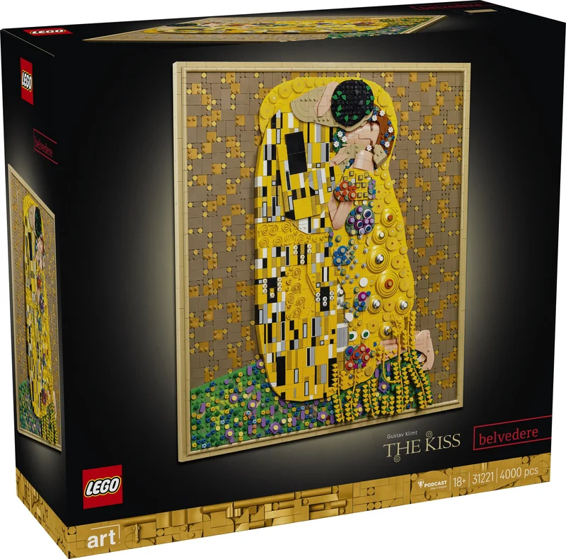 Gustav Klimt – The Kiss - View 2