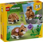Cute Hamster with a Flower - View 2