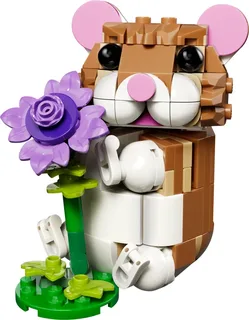 LEGO 31376-1 Cute Hamster with a Flower — 166 pieces, Creator theme