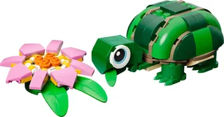 LEGO 31377-1 Turtle with a Water Lily Flower — 124 pieces, Creator theme