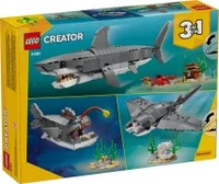 Fierce Shark with a Treasure Chest - View 2