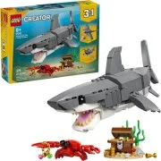 Fierce Shark with a Treasure Chest - View 3
