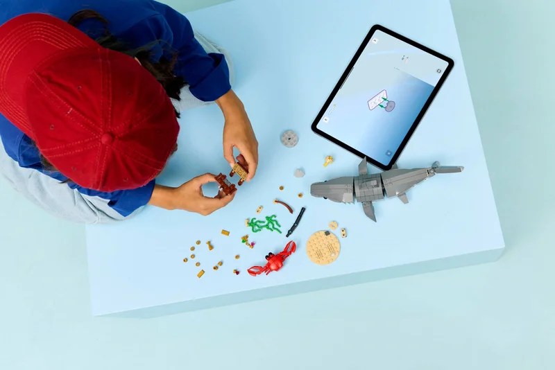 Fierce Shark with a Treasure Chest - View 4