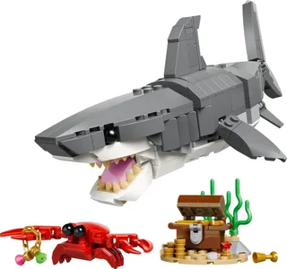 LEGO 31381-1 Fierce Shark with a Treasure Chest — 379 pieces, Creator theme