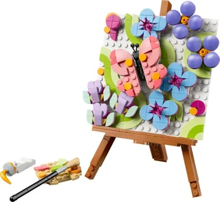 LEGO 31390-1 Floral Art Decor Painting — 348 pieces, Creator theme