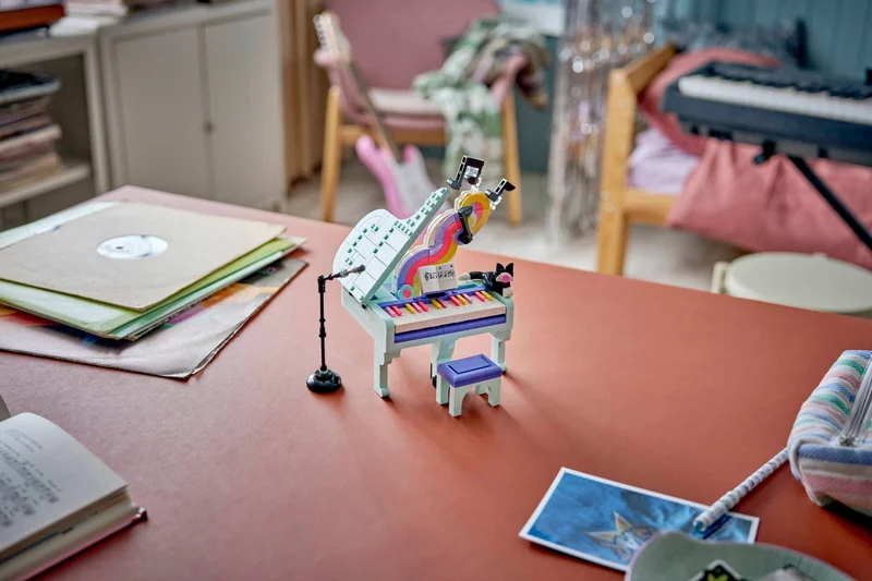 Music Decor Piano with Cat - View 7