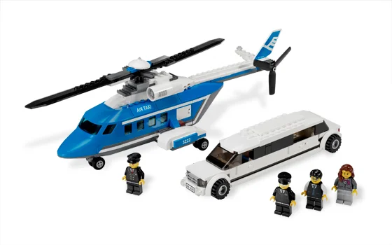 Helicopter and Limousine - View 2