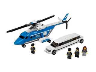 LEGO 3222-1 Helicopter and Limousine — 267 pieces, released 2010