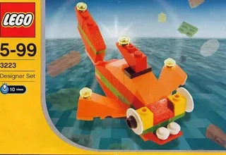 LEGO 3223-1 Orange Fish — 43 pieces, Creator theme