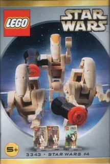 LEGO 3343-1 Star Wars #4 - Battle Droid Minifig Pack — 33 pieces, Star Wars theme