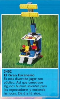 LEGO 3402-1 Grandstand with Lights — 61 pieces, released 2000