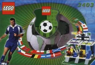 LEGO 3403-1 Fans' Grandstand with Scoreboard — 81 pieces, released 2000