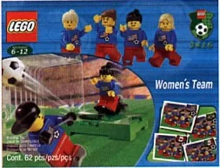 LEGO 3416-1 Women's Team — 68 pieces, released 2001