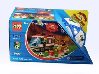 LEGO 3426-1 Team Transport Adidas Edition — 132 pieces, Sports theme