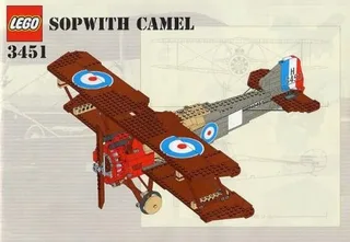 LEGO 3451-1 Sopwith Camel — 577 pieces, released 2001