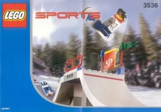 LEGO 3536-1 Snowboard Big Air Comp — 83 pieces, released 2003