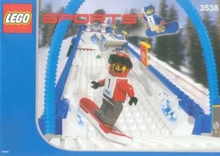 LEGO 3538-1 Snowboard Boarder Cross Race — 195 pieces, released 2003