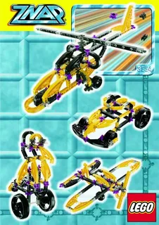LEGO 3554-1 Helicopter — 87 pieces, Znap theme
