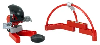 LEGO 3558-1 Red Player & Goal — 31 pieces, Sports theme