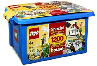 LEGO 3600-1 Build Your Own House Tub — 1201 pieces, released 2005